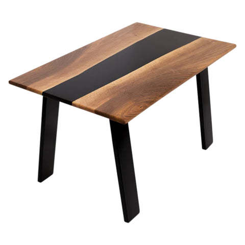 Masuta de cafea River, Lemn De Nuc, Rasina Neagra