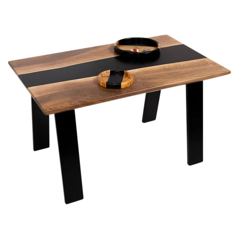 Masuta de cafea River, Lemn De Nuc, Rasina Neagra