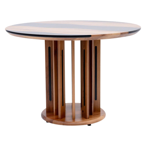 Masa rotunda River, Diametru 120Cm, Lemn De Nuc
