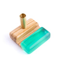 Business card holder with pen holder-ReinWood