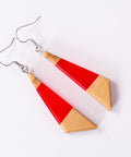 Chiara irregular triangle earrings-ReinWood