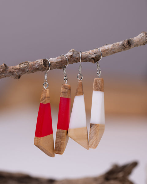 Chiara irregular triangle earrings-ReinWood