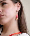 Chiara irregular triangle earrings-ReinWood