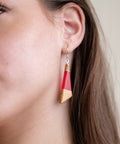 Chiara irregular triangle earrings-ReinWood