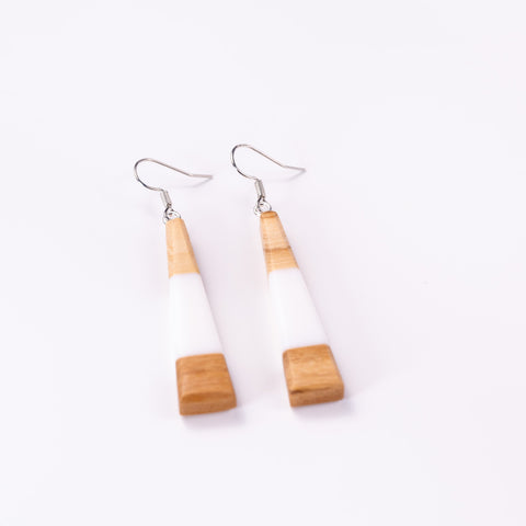 Chiara triangle earrings-ReinWood