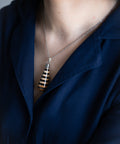 Gemma line necklace-ReinWood