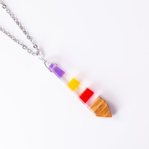 Iris tie necklace-ReinWood