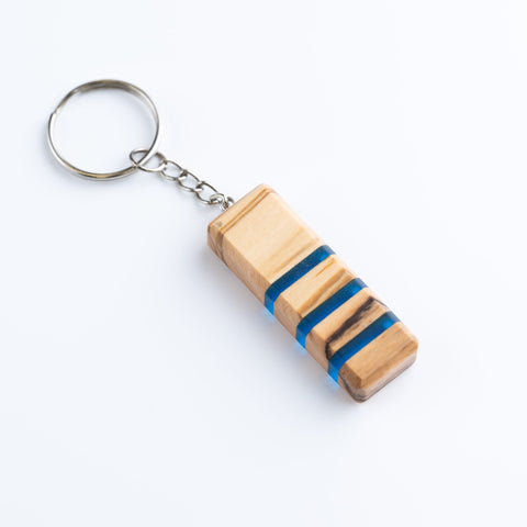 Marta rectangular key ring 5x1x1cm-ReinWood