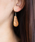 Natur Drop Earrings-ReinWood