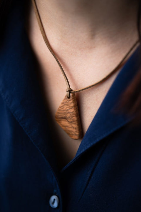 Natur Drop Necklace-ReinWood