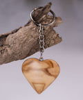 Olive heart key ring-ReinWood