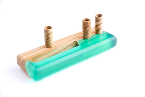 Phone holder with 2 pen holders-ReinWood