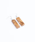 Rectangular Natur earrings-ReinWood