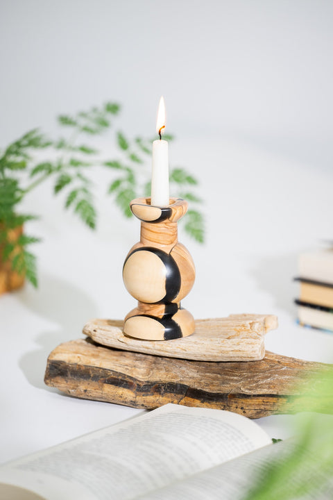 Riciclo candle holder-ReinWood