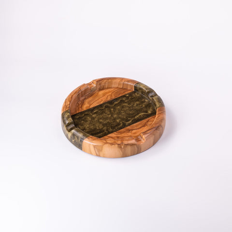 Round ashtray-ReinWood