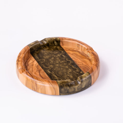 Round ashtray-ReinWood