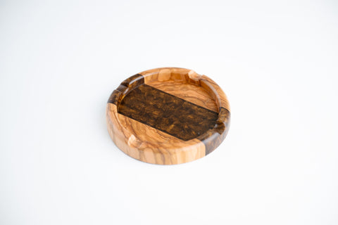 Round ashtray-ReinWood