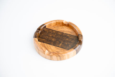 Round ashtray-ReinWood