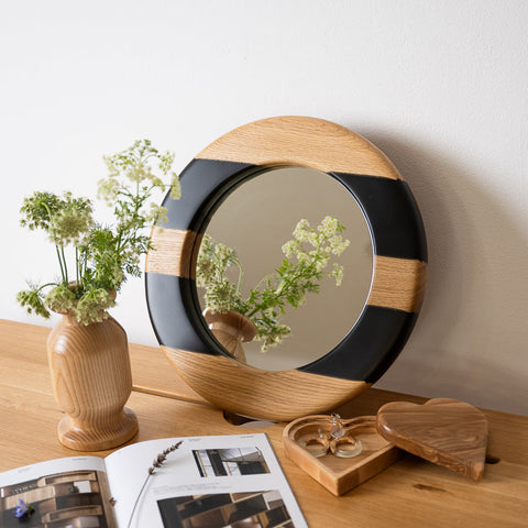 Round mirror diameter 37 cm-ReinWood