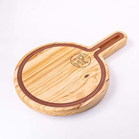 Talen Round Cutting Board - Olive Wood-ReinWood