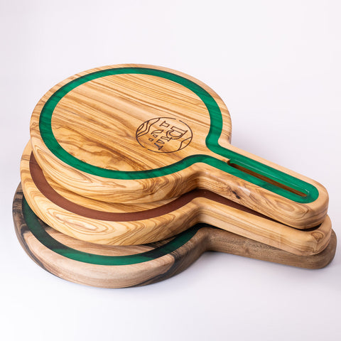 Talen Round Cutting Board - Olive Wood-ReinWood