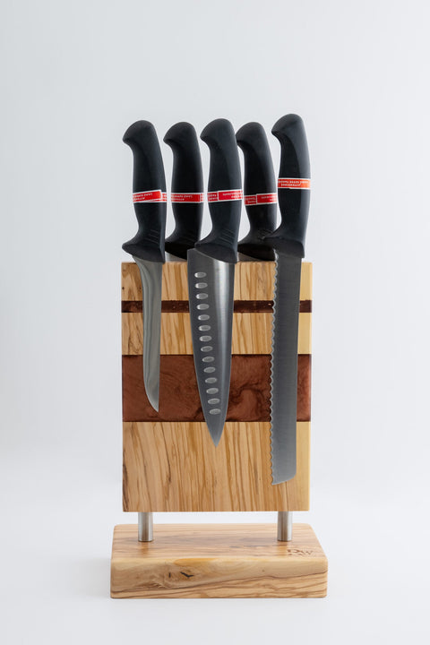 Venus magnet knife holder with 6 knives-ReinWood