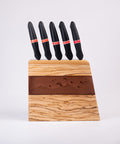 Venus vertical knife holder with 5 knives-ReinWood